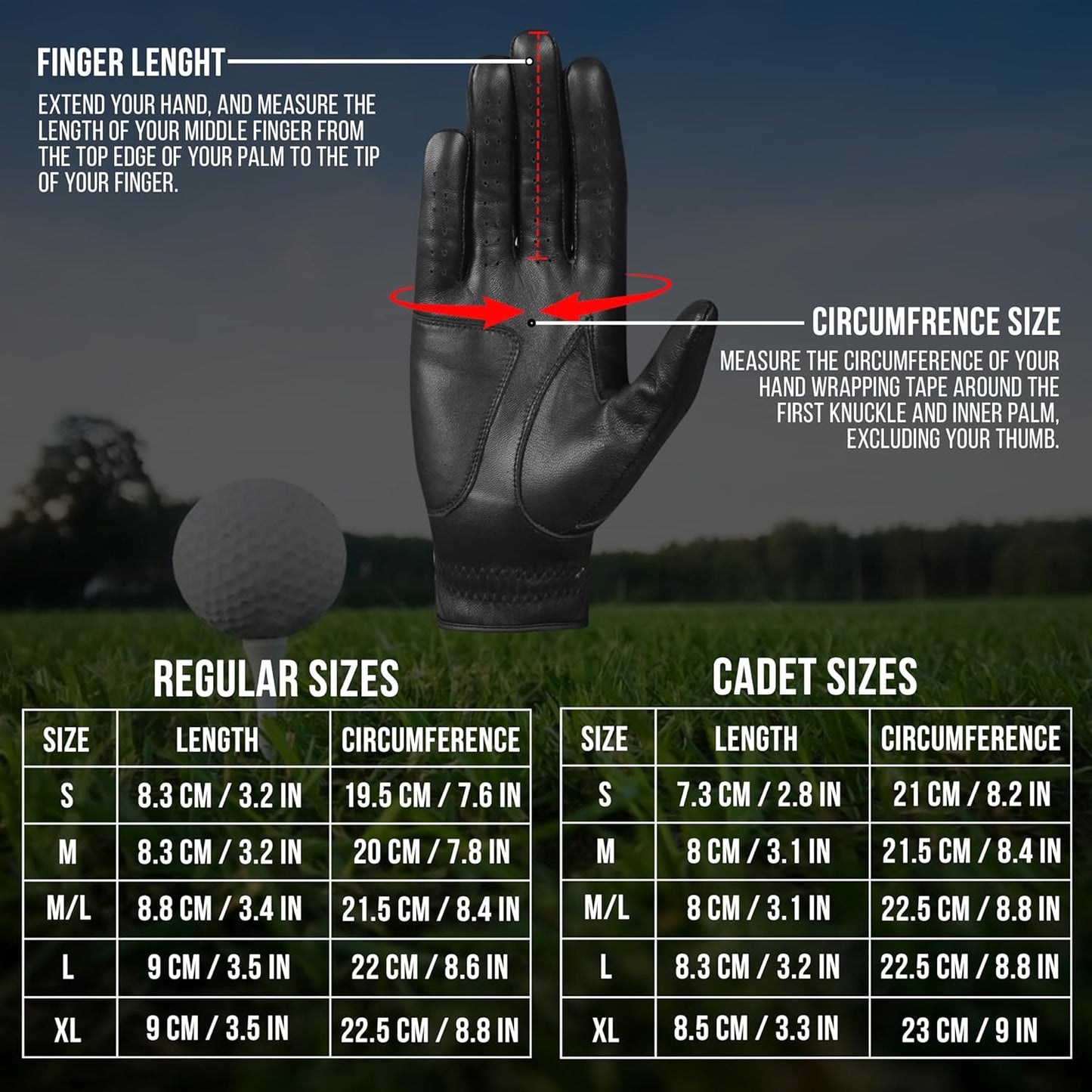 LYRX Pro Series Golf Glove-100% Cabretta Leather with Innovative Elastic Wristband for Peak Performance on The Green