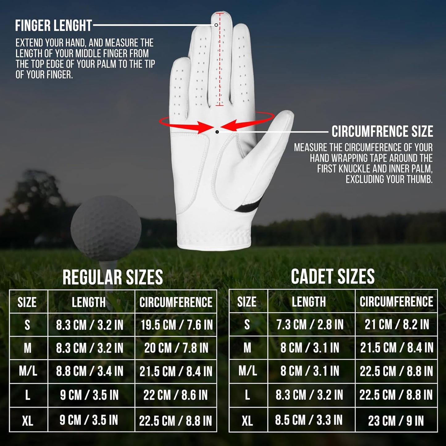 LYRX Pro Series Golf Glove-100% Cabretta Leather with Innovative Elastic Wristband for Peak Performance on The Green